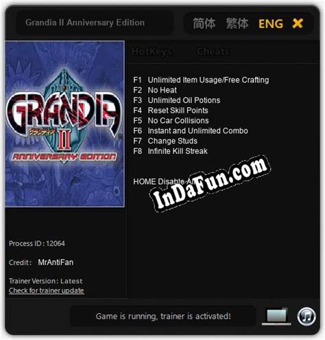 grandia cheat engine|Grandia 2: Anniversary Edition Trainer .